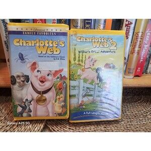 Charlotte's Web 1 And 2 Lot VHS